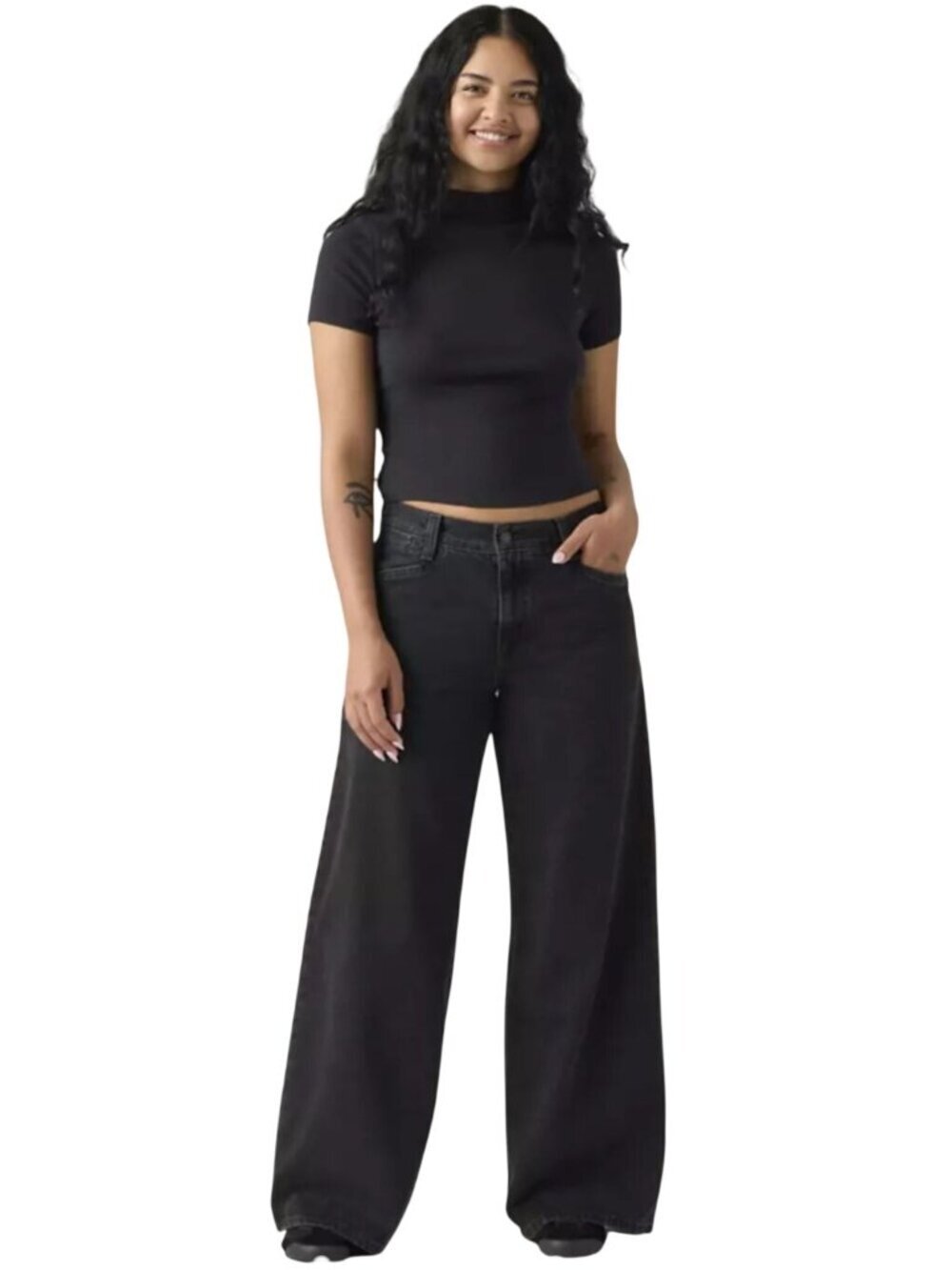 Levi's '94 Baggy Jeans Black Trending Pockets Size 30x31